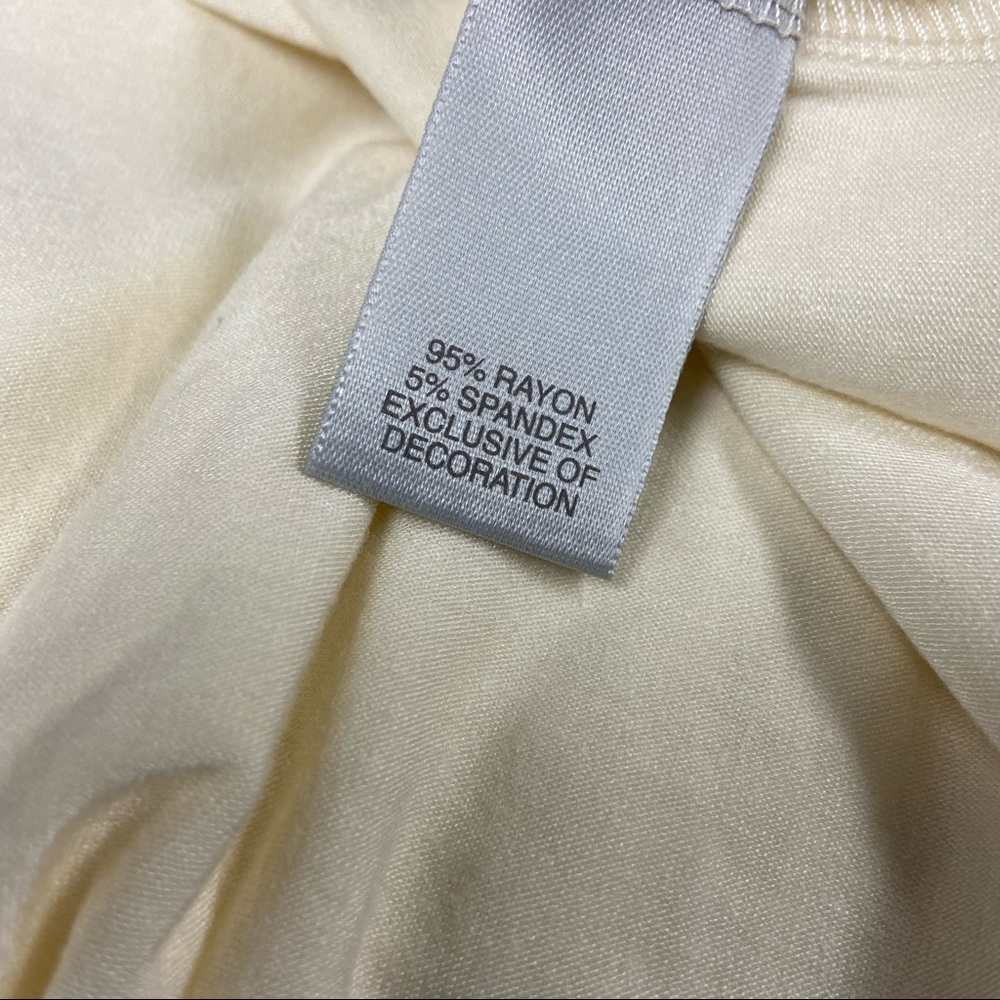 💖 Avenue Cream/Ivory Colored Top - Size 22/24 - Picture 5 of 5